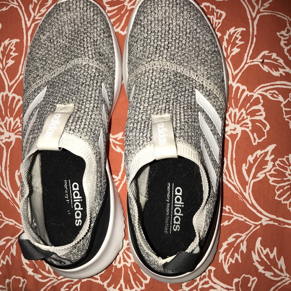 Grey Slip On Adidas